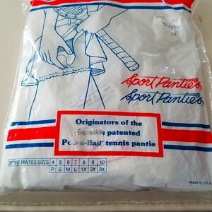 Poc-a-Ball Sport Tennis Panties Size 5 Vintage